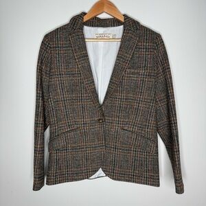 Vintage guideboat Co. Rook and raven plaid wool blazer